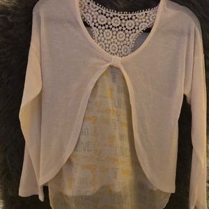 Cream I love you shirt